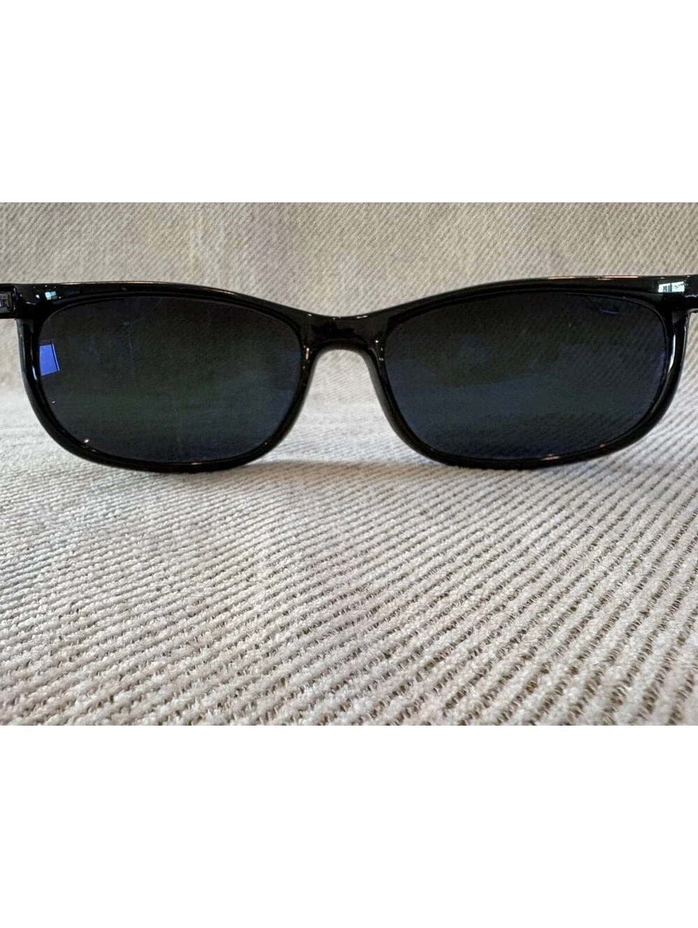 Vintage Maui Jim Typhoon MJ-168-02 Polarized Wrap Sunglasses - Gloss Black